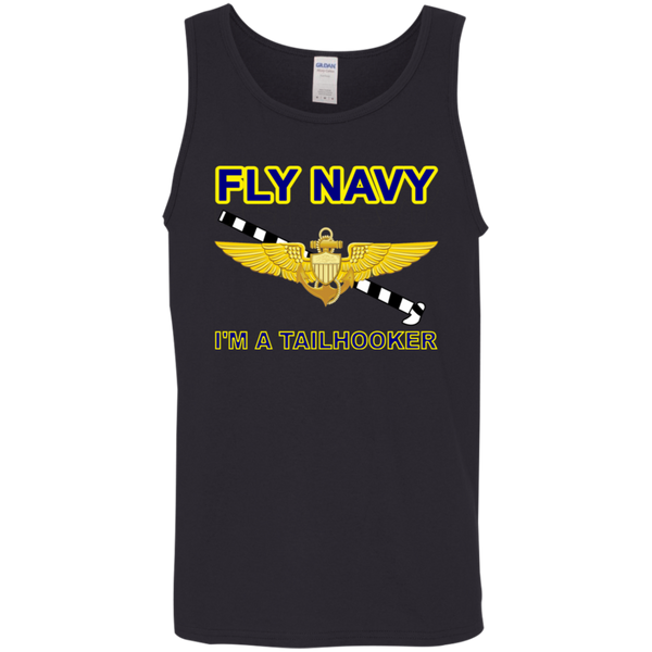 Fly Navy Tailhooker 1 Cotton Tank Top