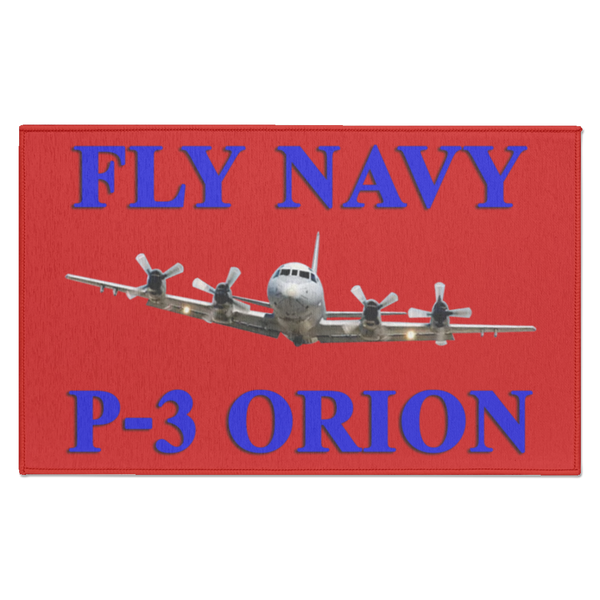 Fly Navy P-3 1 Indoor Doormat