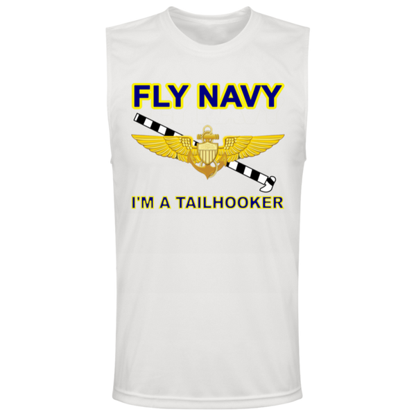 Fly Navy Tailhooker 1 Team 365 Muscle T-Shirt