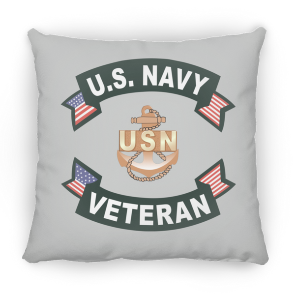 Navy Vet 1 Pillow - Medium Square