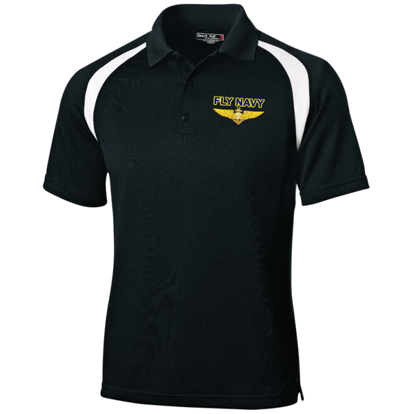 Fly Navy Aviator Moisture-Wicking Golf Shirt