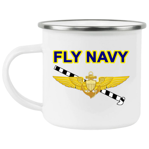 Fly Navy Tailhook 1 Enamel Camping Mug