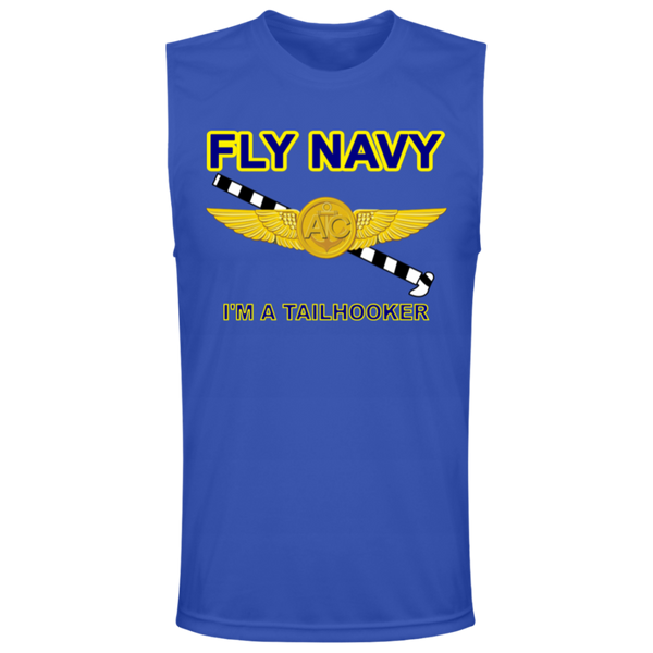 Fly Navy Tailhooker 2 Team 365 Muscle T-Shirt