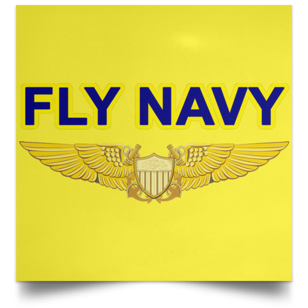 Fly Navy NFO Poster - Square