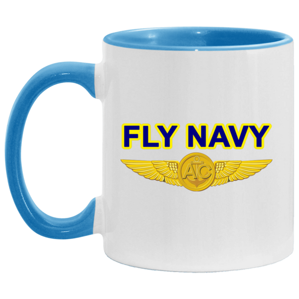 Fly Navy Aircrew Accent Mug - 11oz