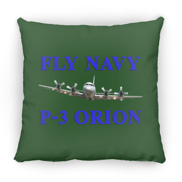 Fly Navy P-3 1 Pillow - Large Square