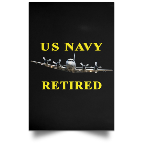 Navy Retired 1 Poster - Portrait