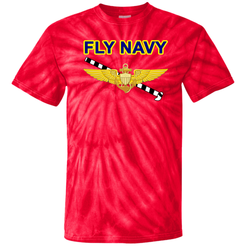 Fly Navy Tailhook 1 Cotton Tie Dye T-Shirt