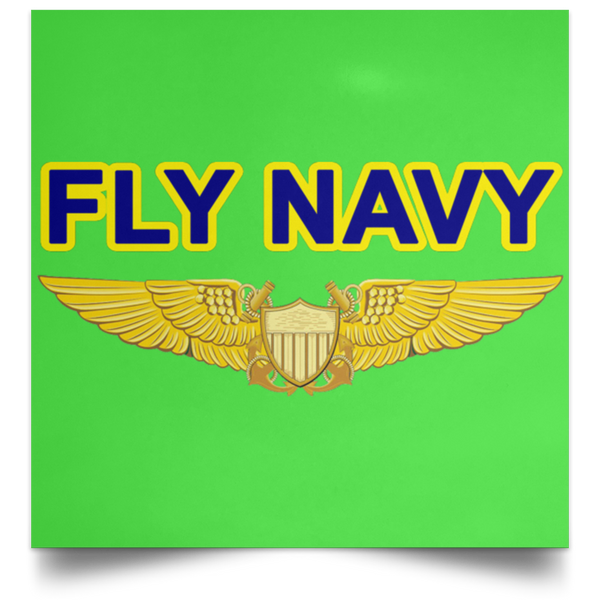 Fly Navy NFO Poster - Square