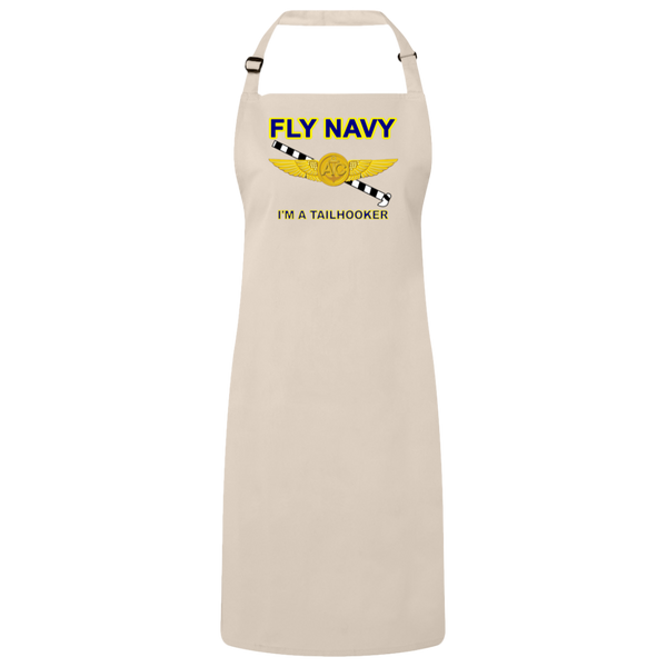 Fly Navy Tailhooker 2 Unisex Bib Apron