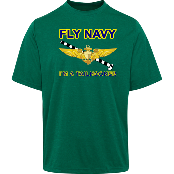 Fly Navy Tailhooker 1 Team 365 Heather T-Shirt