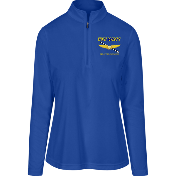 Fly Navy Tailhooker 3 Team 365 Ladies' Zone Quarter Zip