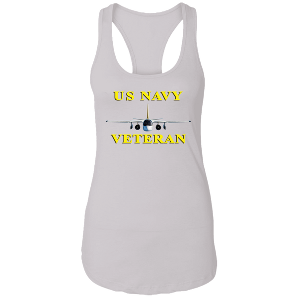 Navy Vet 3 Ladies' Ideal Racerback Tank