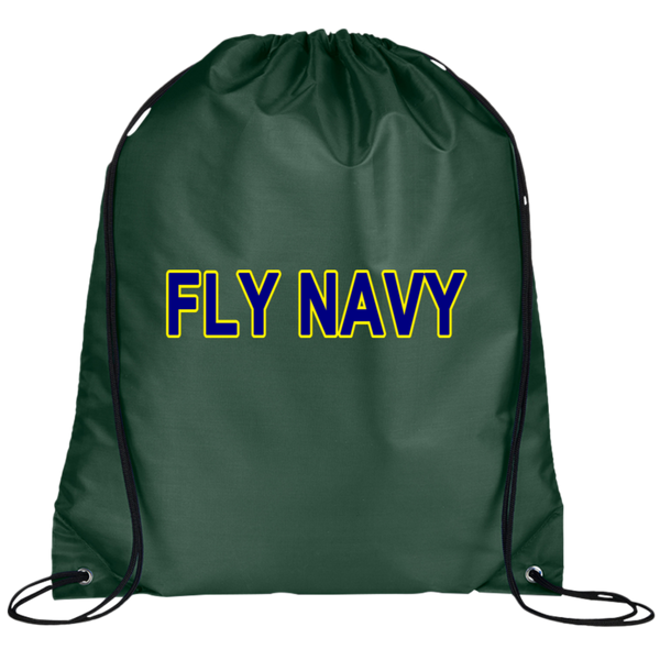 Fly Navy 2 Drawstring Cinch Backpack