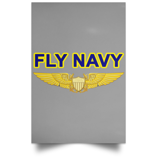 Fly Navy NFO Poster - Portrait