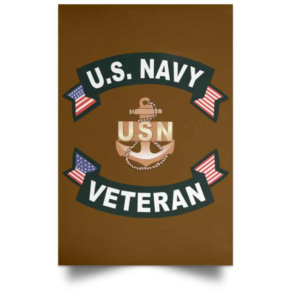 Navy Vet 1 Poster - Portrait