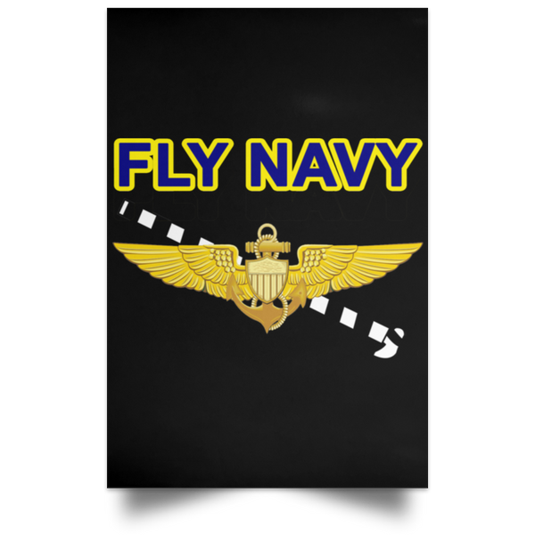 Fly Navy Tailhook 1 Poster - Portrait