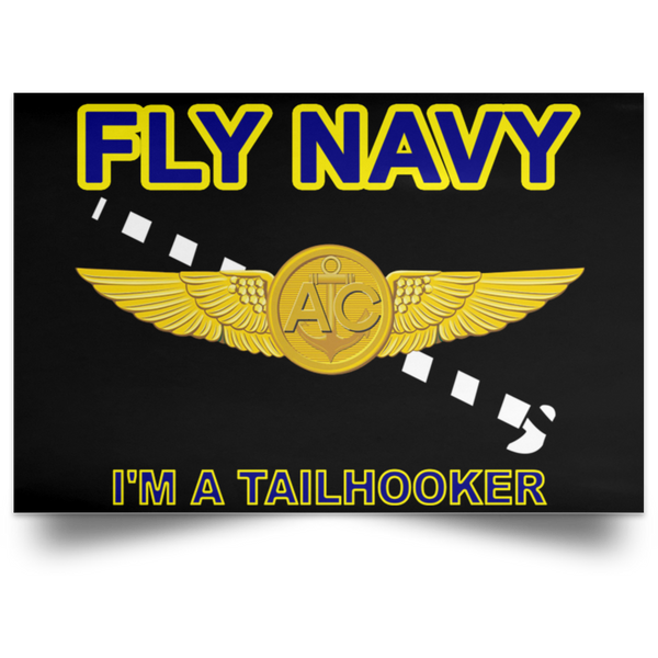 Fly Navy Tailhooker 2 Poster - Landscape