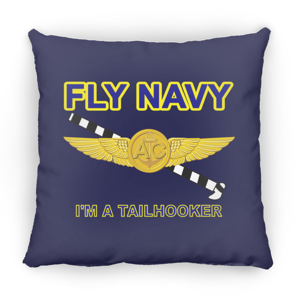 Fly Navy Tailhooker 2 Pillow - Large Square