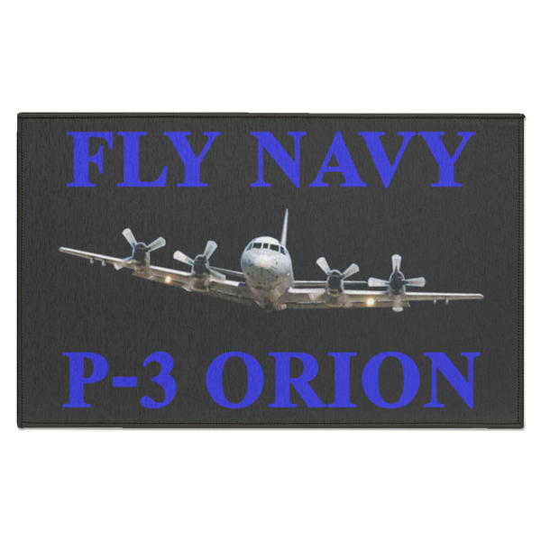 Fly Navy P-3 1 Indoor Doormat