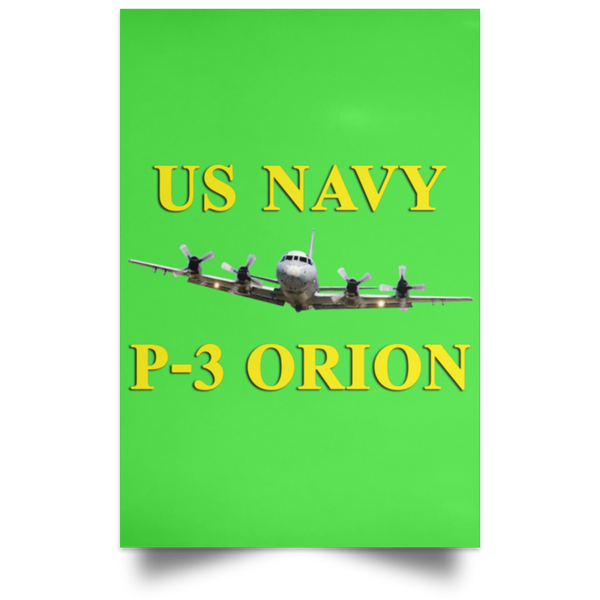 US Navy P-3 3 Poster - Portrait