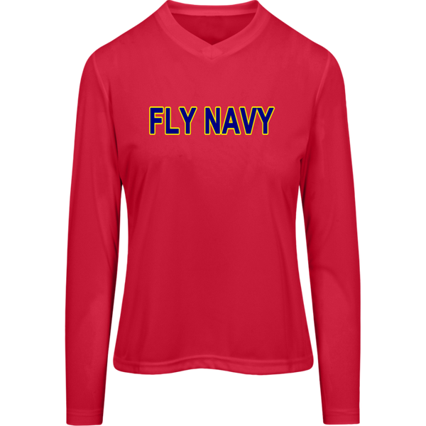 Fly Navy 2 Team 365 Ladies' Zone LS Tee