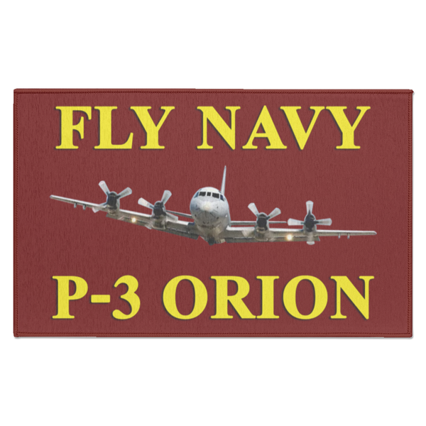 Fly Navy P-3 3 Indoor Doormat