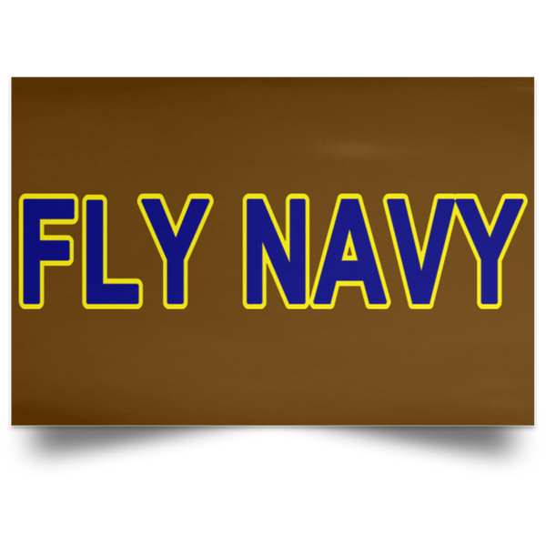 Fly Navy 2 Poster - Landscape