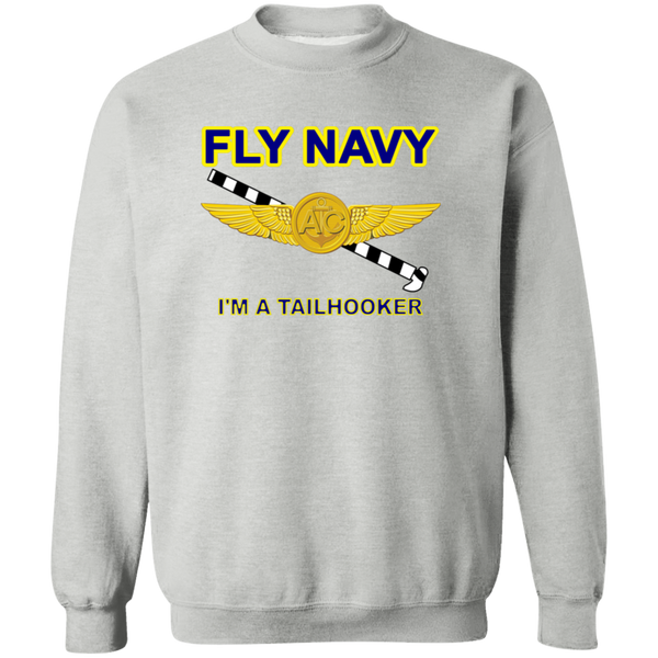 Fly Navy Tailhooker 2 Crewneck Pullover Sweatshirt