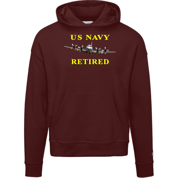 Navy Retired 1 Champion Ladies' Powerblend Hoodie