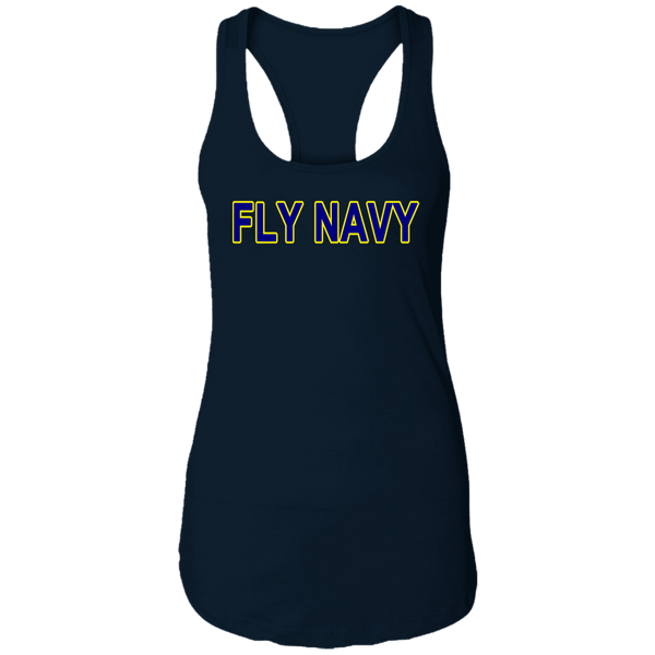 Fly Navy 2 Ladies' Ideal Racerback Tank