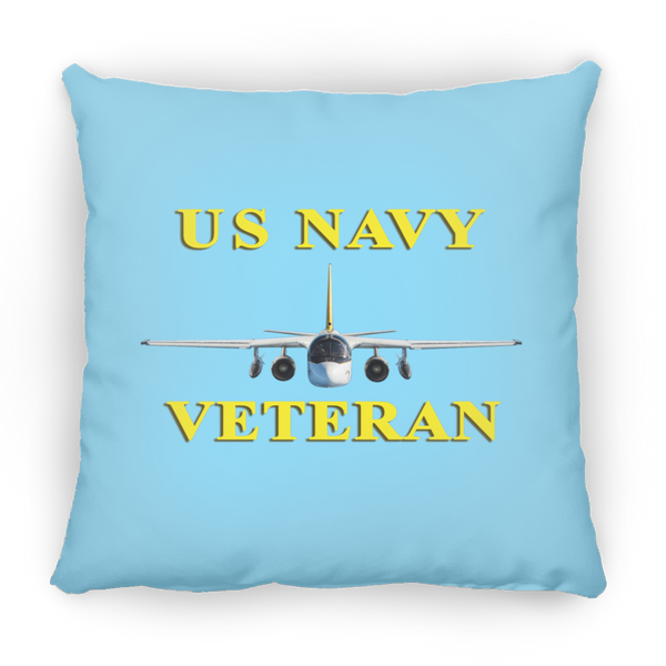 Navy Vet 3 Pillow - Small Square