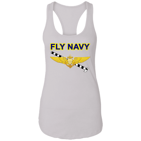 Fly Navy Tailhook 1 Ladies' Ideal Racerback Tank