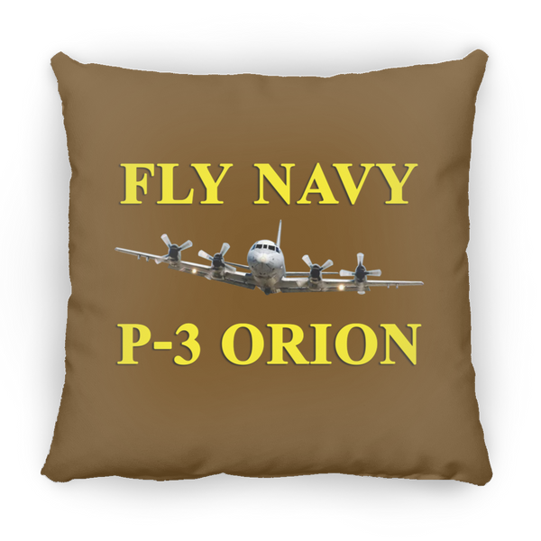 Fly Navy P-3 3 Pillow - Small Square