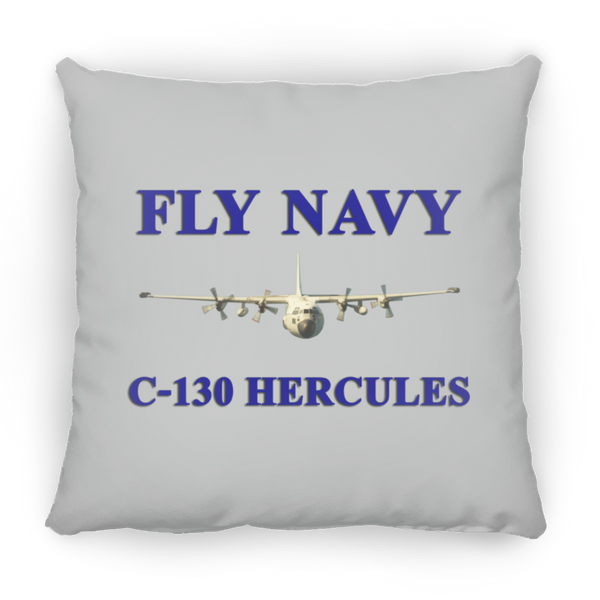 Fly Navy C-130 1 Pillow - Large Square