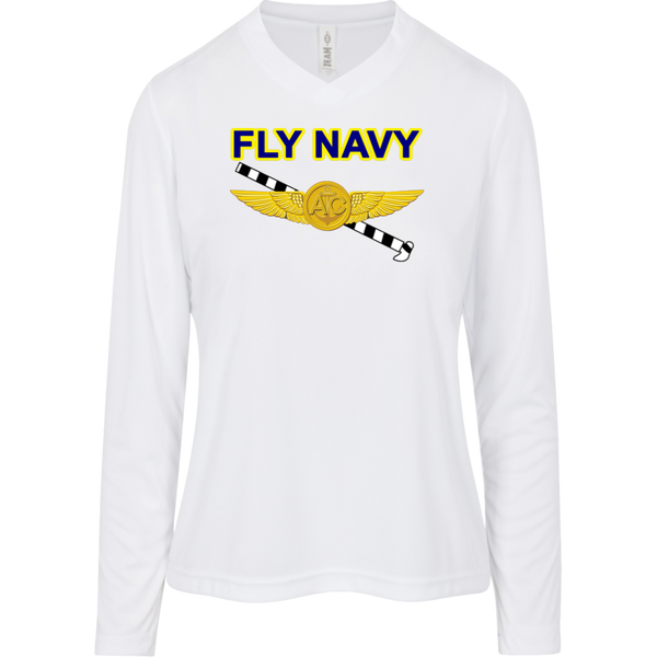 Fly Navy Tailhook 2 Team 365 Ladies' Zone LS Tee