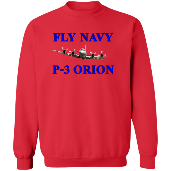 Fly Navy P-3 1 Crewneck Pullover Sweatshirt