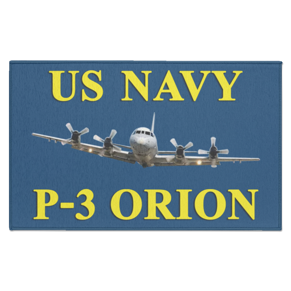 US Navy P-3 3 Indoor Doormat