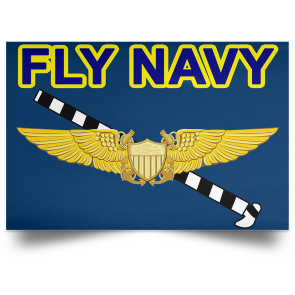 Fly Navy Tailhook 3 Poster - Landscape