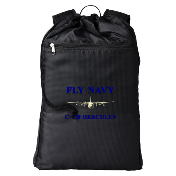 Fly Navy C-130 1 Getaway Cinchback Backpack