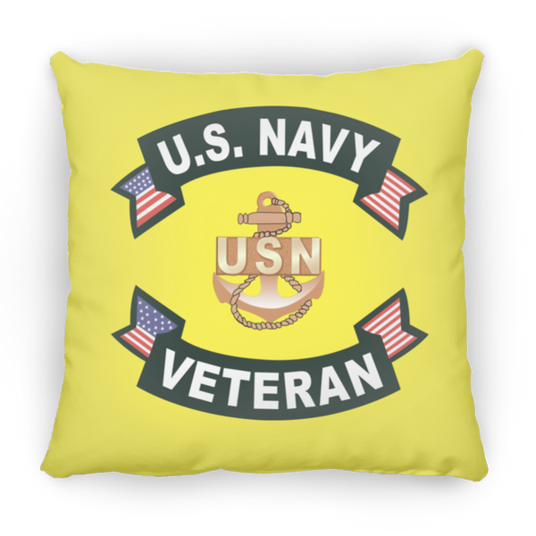 Navy Vet 1 Pillow - Medium Square