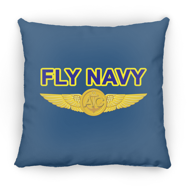 Fly Navy Aircrew Pillow - Small Square