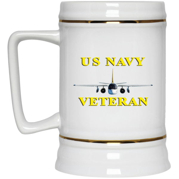 Navy Vet 3 Beer Stein - 22oz