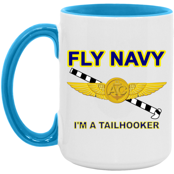 Fly Navy Tailhooker 2 Accent Mug - 15oz