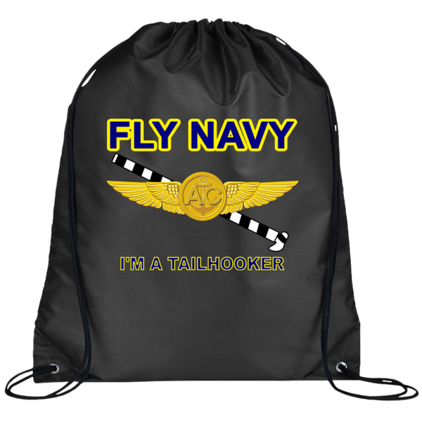 Fly Navy Tailhooker 2 Drawstring Cinch Backpack