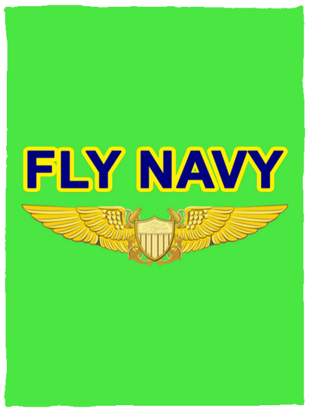 Fly Navy NFO Blanket - Cozy Plush Fleece 30x40