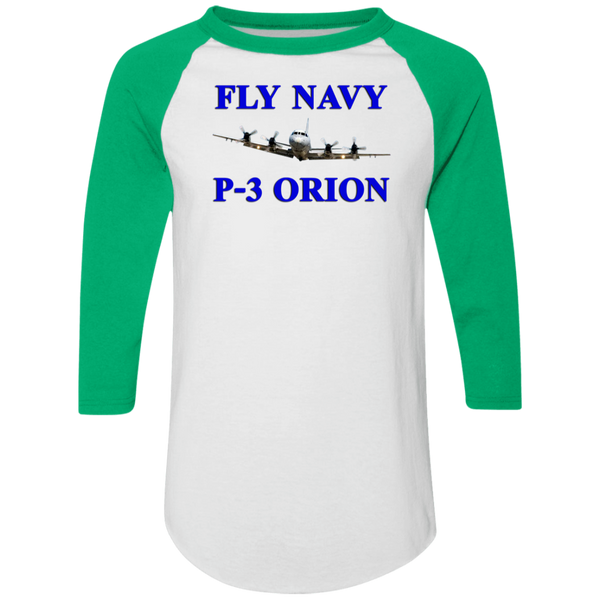 Fly Navy P-3 1 Colorblock Raglan Jersey