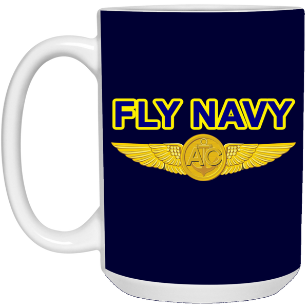 Fly Navy Aircrew Mug - 15oz