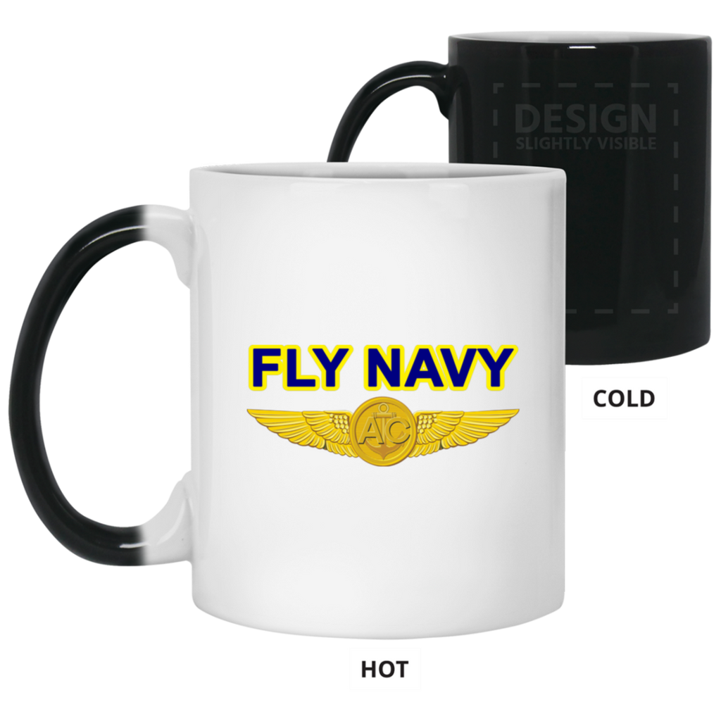 Fly Navy Aircrew Color Changing Mug - 11oz