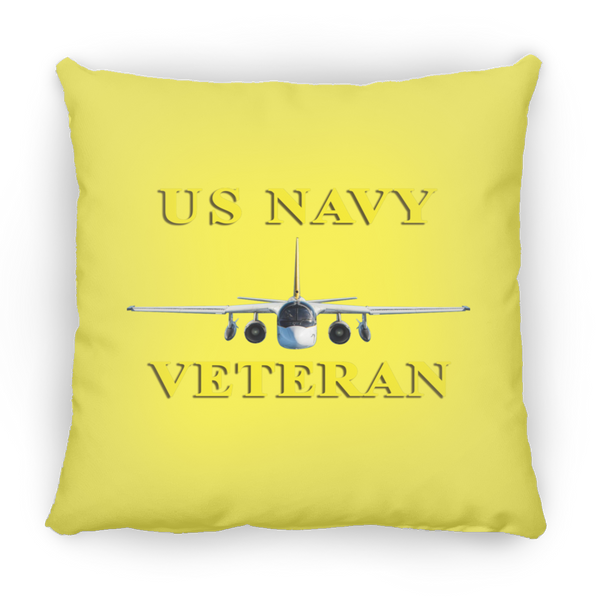 Navy Vet 3 Pillow - Small Square